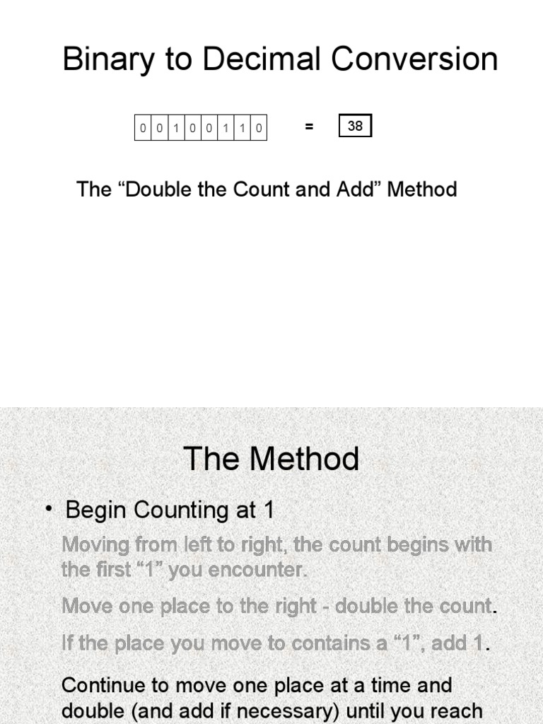 Binary to Decimal Conversion Guide | PDF