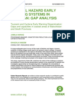 Coastal Hazard Early Warning Systems in Pakistan: Gap Analysis