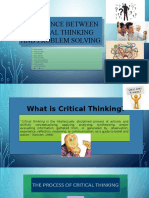 Difference Between Critical Thinking and Problem Solving Difference Between Critical Thinking and Problem Solving