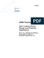 Self-Locking Gear - Design and Potential Applications