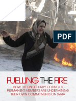 Fuelling The Fire: How The UN Security Council's Permanent Members Are Undermining Their Own Commitments On Syria