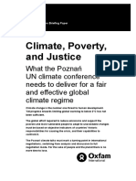 Climate, Poverty, and Justice: What The Poznan UN Climate Conference Needs To Deliver For A Fair and Effective Global Deal
