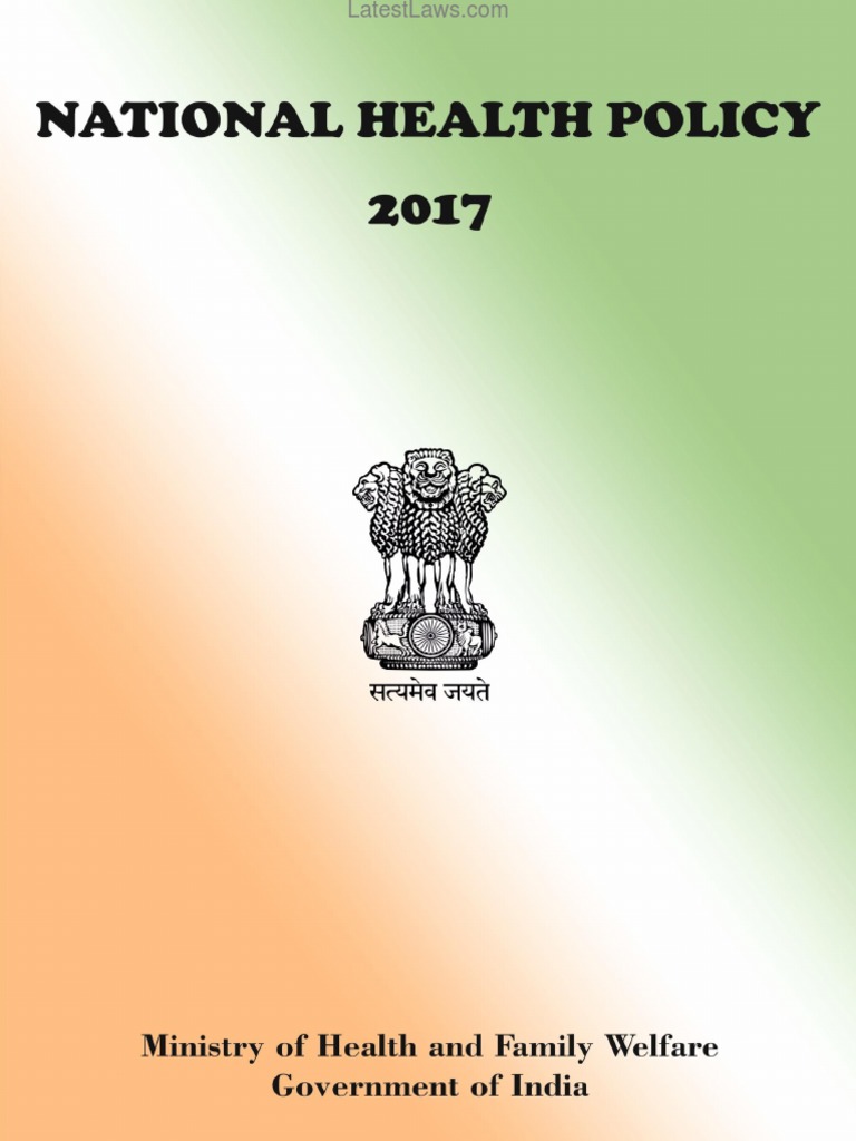 National Health Policy 2017 Overview | PDF | Micronutrient | Preventive ...