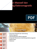 Optik - Persamaan Maxwell Dan Gelombang Elektromagnetik PDF