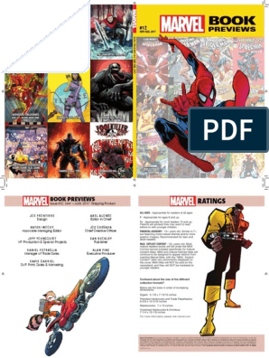 Marvel Book Previews 12 Marvel Comics Comics Publications - mundos de nico brawl stars