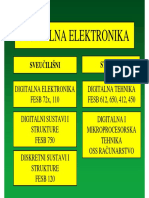 Diskretni Sustavi I Strukture (Digitalna Elektronika) - Preddiplomski Studij FESB, Prof. Dr. Sc. Julije Ožegović, 3. Dio