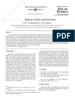 2004 Von-BACKSTROM GANNON Solar Chimney Turbine Characteristics