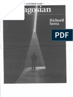 Richard Serra Newspaper
