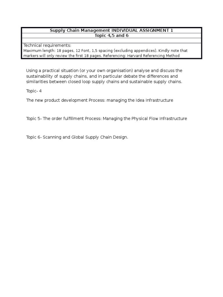 Supply Chain Sustainability Analysis | PDF