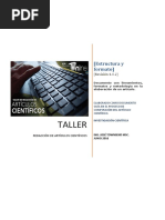 Taller - Formato de Un Artículo Científico.