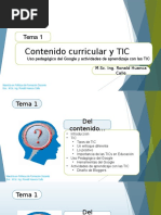 # Tema 1 Gestion Curricular TICs. 1raParte