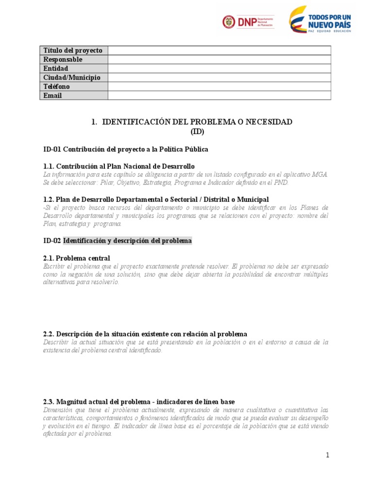 Descargar formato mga