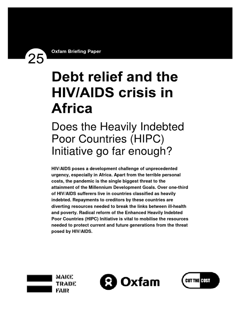 Reforming HIPC for HIV/AIDS Relief | PDF | Heavily Indebted Poor ...