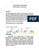 Efectele Biologice Ale Ultrasunetelor