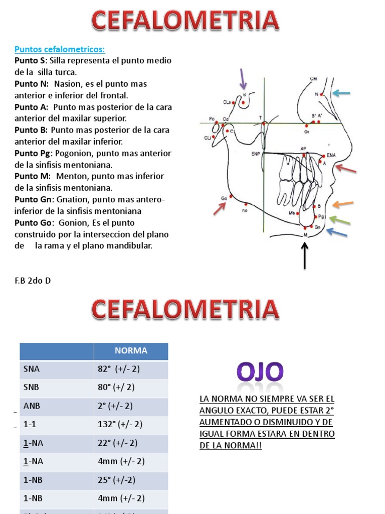 Puntos Y ngulos En Cefalometr a PDF