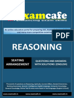 Seating Arrangement - English Practice Set 1 PDF