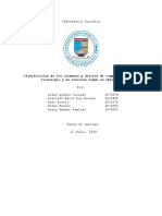 Clasificacion de Los Crimenes y Delitos