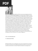 Annunziata Rossi La Muerte Del Poeta Pier Paolo Pasolini