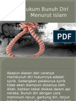 Hukum Bunuh Diri Menurut Islam