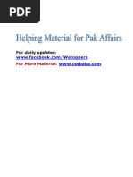 MCQS Pak Affairs