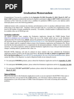 USP Graduation Application Guide | PDF