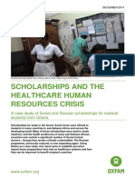 Scholarships and The Healthcare Human Resources Crisis: A Case Study of Soviet and Russian Scholarships For Medical Students From Ghana