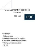 Management of Ascites in Cirrhosis