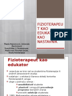 Fizioterapeut Kao Edukator I Kao Nastavnik