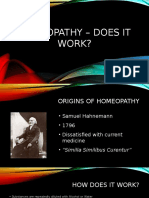 Homeopathy – Does It Work