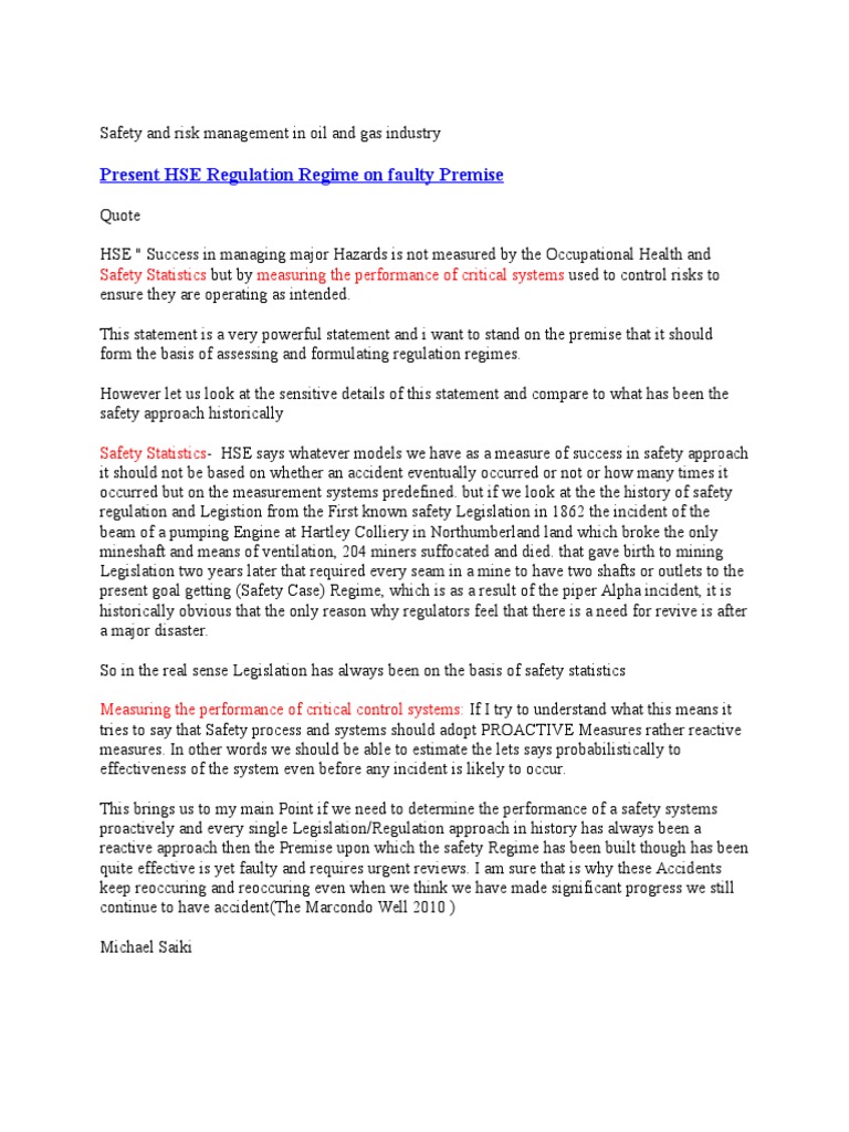 Safety Oil and Gas | PDF | Risk Management | Risk
