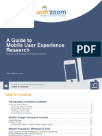 Guide To Mobile UX Research