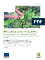 The Impact of Coffee Rust: Assessment of Livelihoods and Food Security of Families Working in El Salvador's Coffee Sector