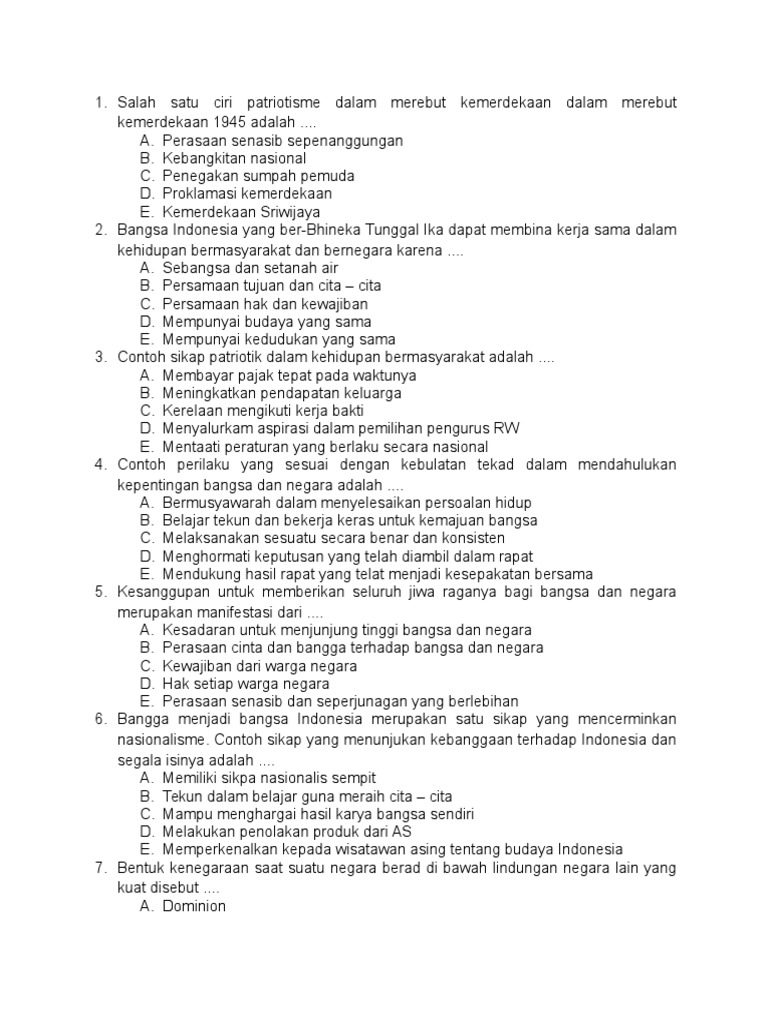 Soal essay usbn ppkn 2018 04 picture