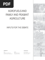 Agrofuels and Family and Peasant Agriculture