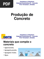 Aula 4 - Produção de Concreto