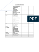 Calendario Comunal