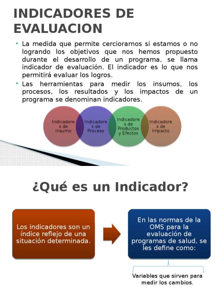 Indicadores para Evaluación en Salud | PDF | Medición | Tasa de mortalidad