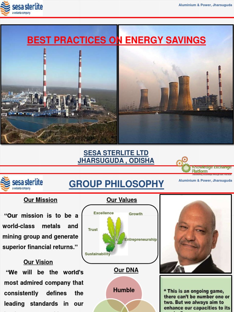 08. 1 Best Practice Presentation by Sesa Sterlite Limited Power Plant