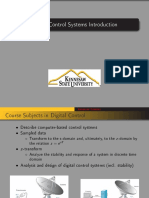 Digital Control Systems Introduction: Advanced Controls