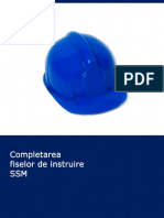 Completarea Fiselor de Instruire SSM