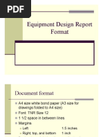 01 Equipment Design Report Format