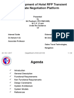 Development of Hotel RFP Transient Rate Negotiation Platform