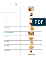 1) Buns: List of Food/Drinks To Study