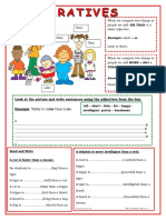 Comparativos Adjetivos