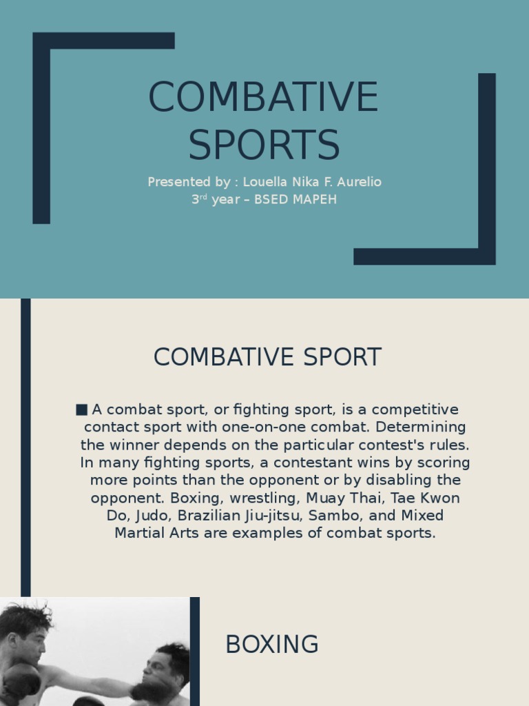 Combative Sports | PDF | Judo | Grappling