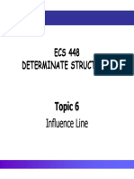 Determinate Structure - Influence Line (Notes)