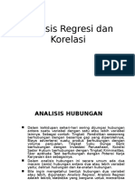 Analisa Regresi&Korelasi