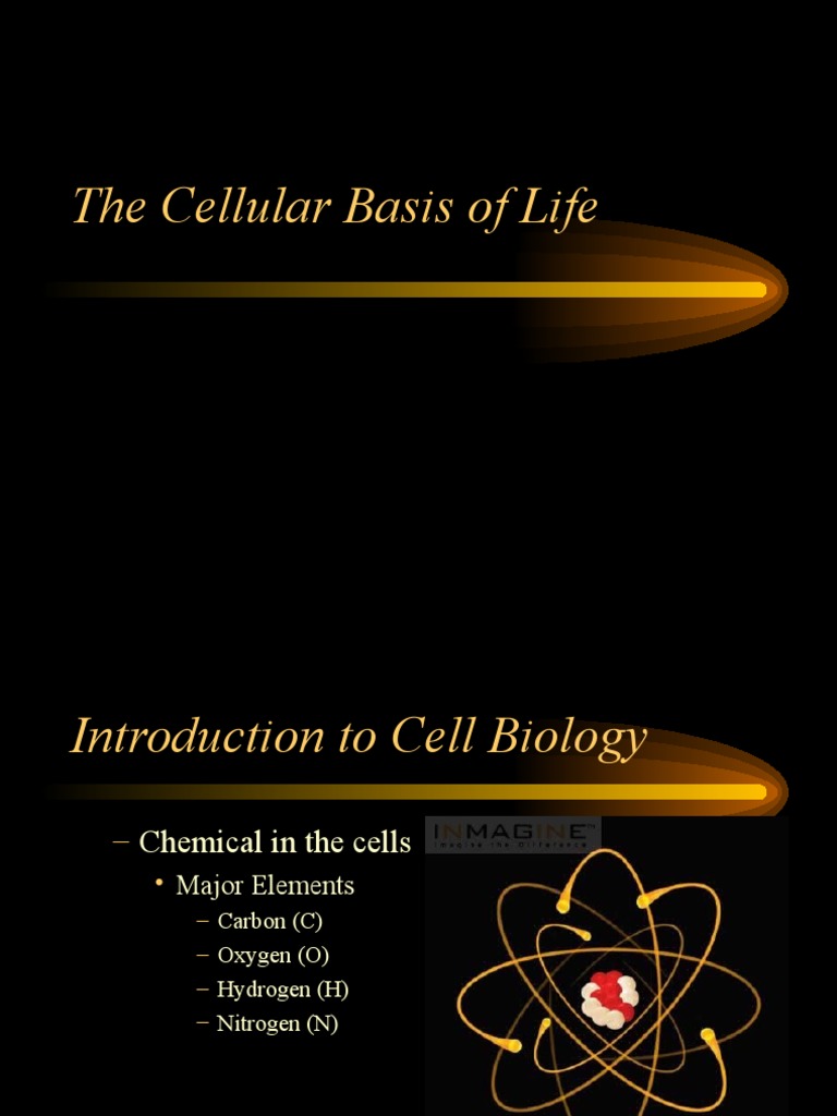 😎 Cellular basis of life. The Molecular Basis of Life. 20190111