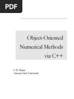 Rajan Object Or75678iented Numerical Methods via C