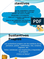 Didáctico de Sustantivos Propio y Comunes